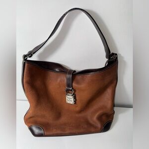 Dooney & Bourke Brown leather shoulder bag